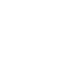 A white facebook logo on a black background